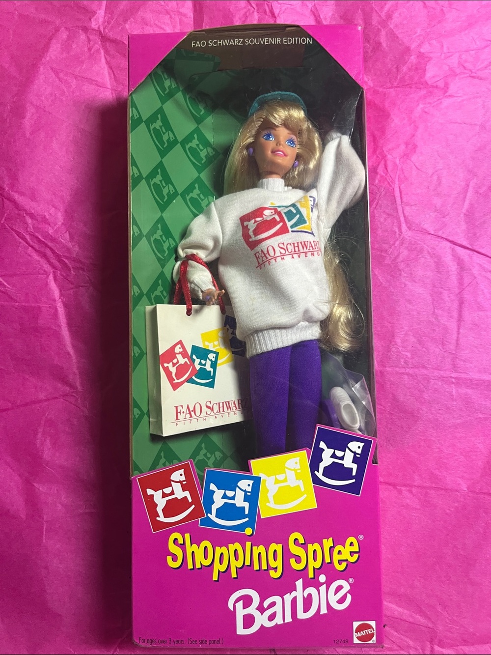 1994 FAO Schwarz Shopping Spree Barbie special souvenir edition by Mattel NRFB